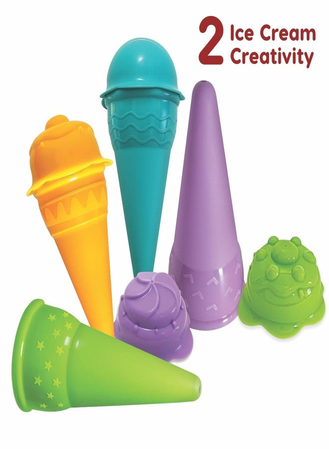 toymate Smart Play 4-in-1 Gift Set - Educational Toddler Toys for 12-36 Months, Shape Sorter, Stacking Rings, Nesting Cups & Pretend Ice Cream Play, Learning Playset for Boys & Girls - Image 4